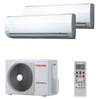 Мульти сплит система Toshiba RAS-M07SKV-Ex2 / RAS-M18UAV-E Мульти сплит система Toshiba RAS-M07SKV-Ex2 / RAS-M18UAV-E